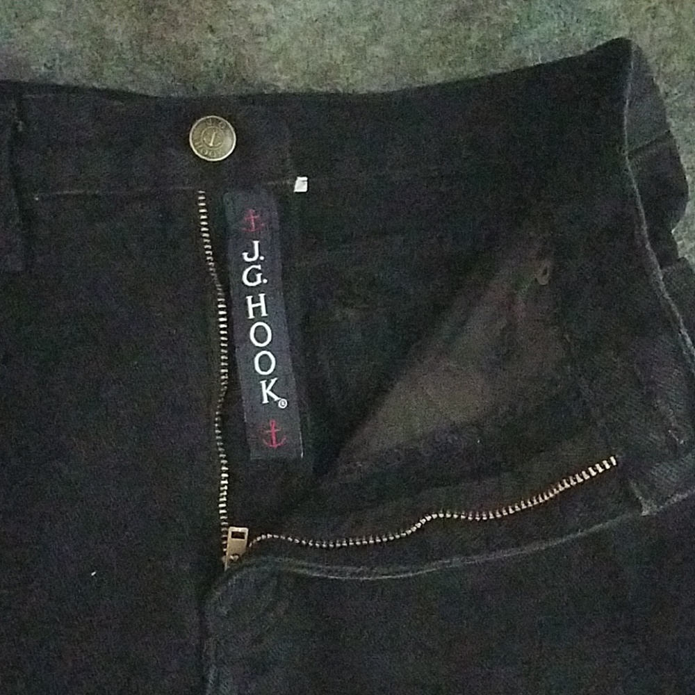 Black Denim Jeans by J G Hook
